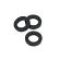 * Nylon tussenlegring 14x8x2mm tbv paumelle