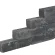 BLOCKSTONE BLACK 15X15X30CM