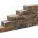PILESTONE LINE WALNUT 40X15X10CM