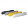 Parkeerstootband 20x17x95 cm - 2 x recht Wit