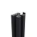 Boston aluminium H-paal 75x75mm L-190 cm RAL9005 incl. alu afwerkingsprofiel 4x24 mm L-190cm