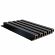 NTW HKC co-extrusie wand bekleding castellation 25 profiel, 2,5 x 19,6 x 290 cm, Ebony zwart.