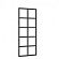 Trellis t.b.v. Douglasvision buitenverblijf Comfort, 89 X 224 cm, zwart geïmpregneerd