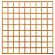 Hardhout trellis 180 x 180 cm, recht, kunstmatig gedroogd