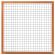 Hardhout betonijzertrellis 180 x 180 cm, met maas 7,5 x 7,5 cm, in raamwerk 4,4 x 6,8 cm