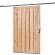 Schuifdeur systeem | Incl. Douglas plankendeur H195x130 cm