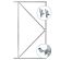 Verstelbaar stalen poortframe 100x80 cm - bxh - verzinkt | Incl. plaatduimen en ophangogen.