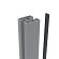 Boston aluminium Afwerkings/Klikprofiel 6x24mm L-190cm RAL7016 tbv alu H paal L-190cm