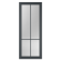 SlimLine deur FA 2564 SL | Zwart gegrond - Met blank veiligheidsglas