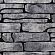 Stonewalling 42x18x8cm Grijs/Zwart