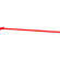 Duikelstang metaal 125 cm, rood.
