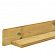 Grenen blokhutplank 2,8 x 14,5 x 200 cm, groen geimpregneerd.