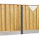 Betonpaal glad met vellingkant, v.z.v. sleuf, 10 x 10 x 270 cm, antraciet, ongecoat, eindpaal.