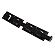 * Blackline overslaggrendel 450mm, zwart gepoedercoat