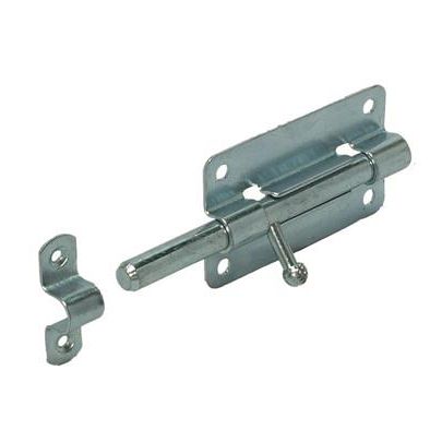 * GB plaatgrendel 74437 100mm verz