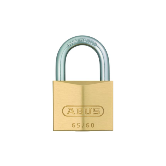 * Abus hangslot cyl 65x40mm messing