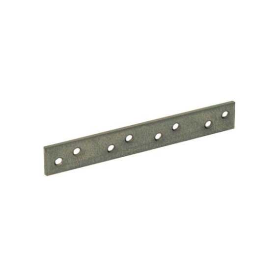 * Verbindingsplaat 105mm 15x2mm verz 82225 - prijs is per 100st