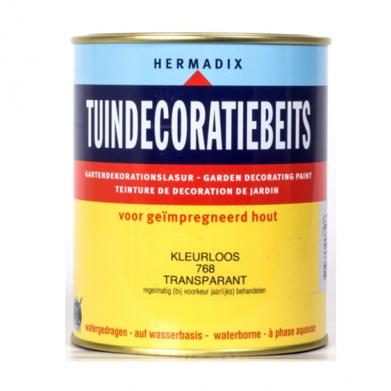 Hermadix Tuindecoratiebeits 768 kleurloos 750ml