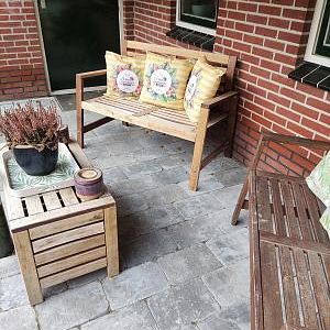 Trommel 20x30x6cm Grey mix