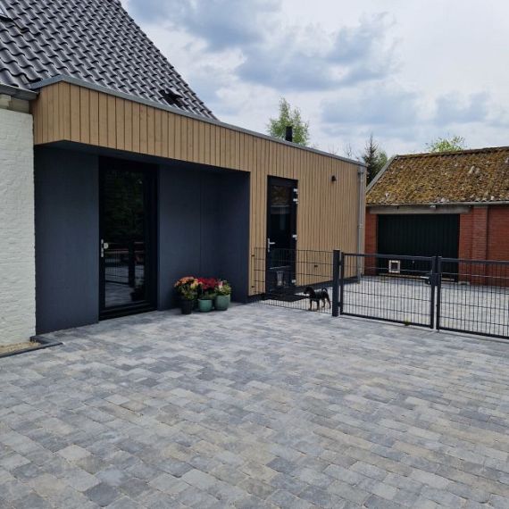 Trommel 21x14x7cm Grey mix