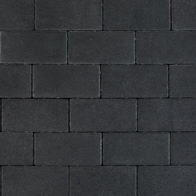 Patio BSS 6cm TOP mini facet Komo Nero - Kleurechte deklaag (verpakt op ww pallet)