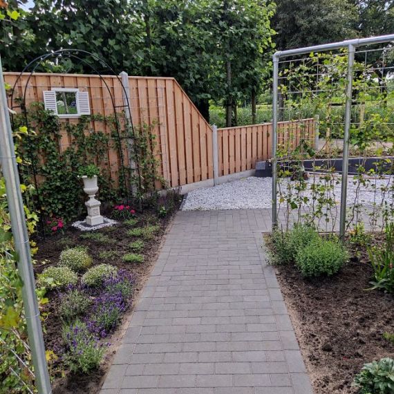 Patio BSS 6cm TOP mini facet Komo Nero - Kleurechte deklaag (verpakt op ww pallet)