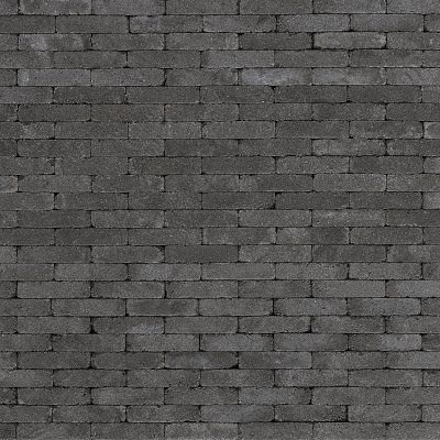 Trommelsteen dikformaat 21x6,8x6 cm - Coal