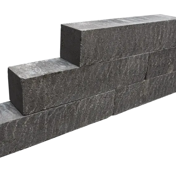 BLOCKSTONE SMALL BLACK 12X12X60CM