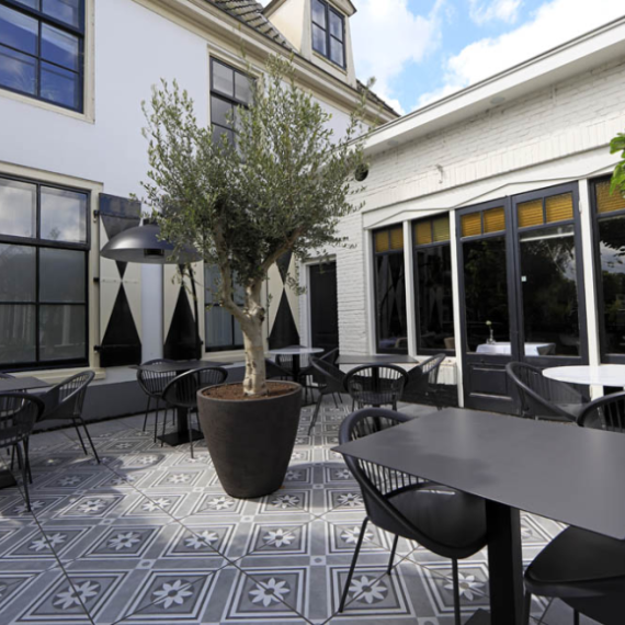 GeoCeramica® 60x60x4 Concreet Flower dec