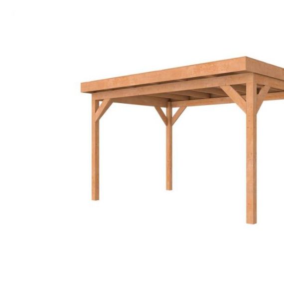 Douglasvision buitenverblijf Comfort 400 x 270 cm, kleurloos ge#mpregneerd.