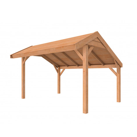 Douglasvision kapschuur Comfort 400 x 250 cm, kleurloos ge#mpregneerd.