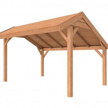 Douglasvision kapschuur Comfort 400 x 250 cm, kleurloos ge#mpregneerd.
