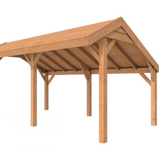 Douglasvision kapschuur Comfort 500 x 250 cm, kleurloos ge#mpregneerd.
