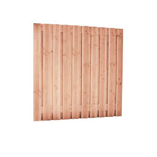 Redvision gesch scherm 21pl 180 x 180 cm, verticaal recht