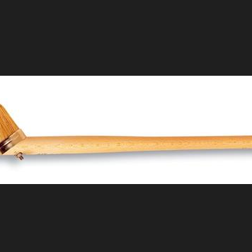 Bokkenpoot 1412 40mm wit - houten steel