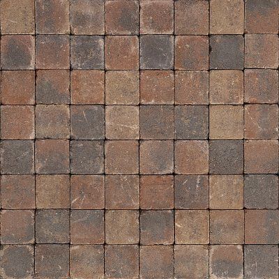 Trommelsteen 15x15x6 cm - Copperblend