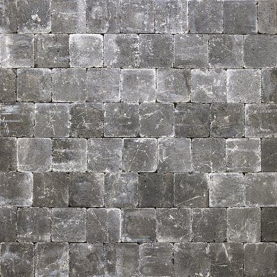 Trommelsteen 15x15x6 cm - Grey
