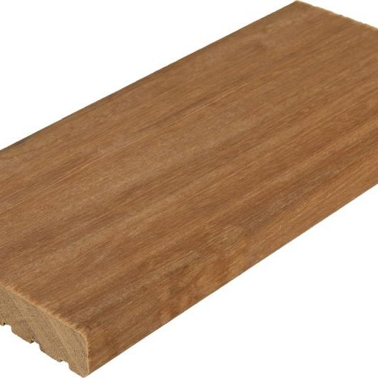 Bangkirai 25x145mm terrasplank glad/grof L 335cm P100 KD18% +/-2% Premium FCQ