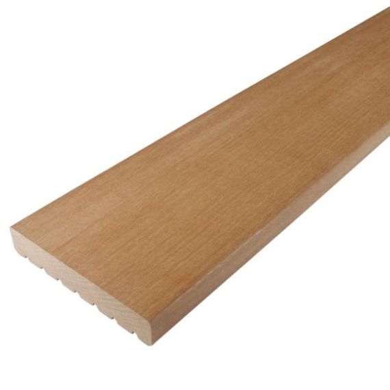 Kapur 24x145mm terrasplank glad/grof L 335cm P107 KD18% Premium FCQ FSC®100%