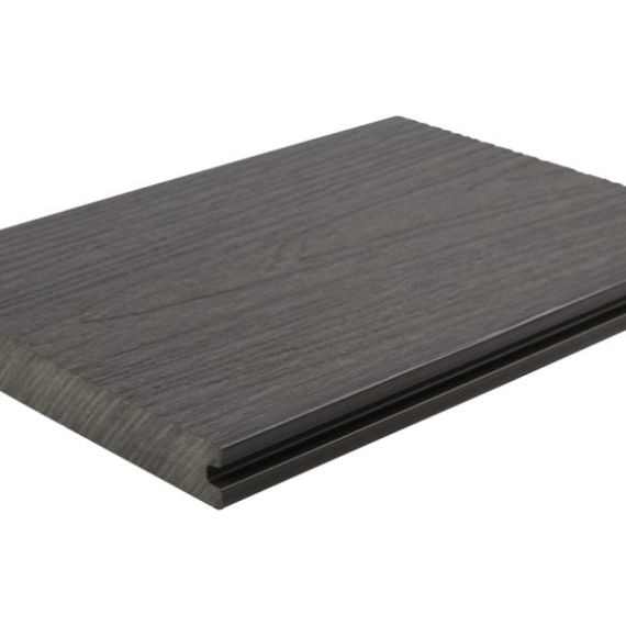 WPC 22,5x210mm Fiberdeck Premium massief Dark Grey L=4.00m