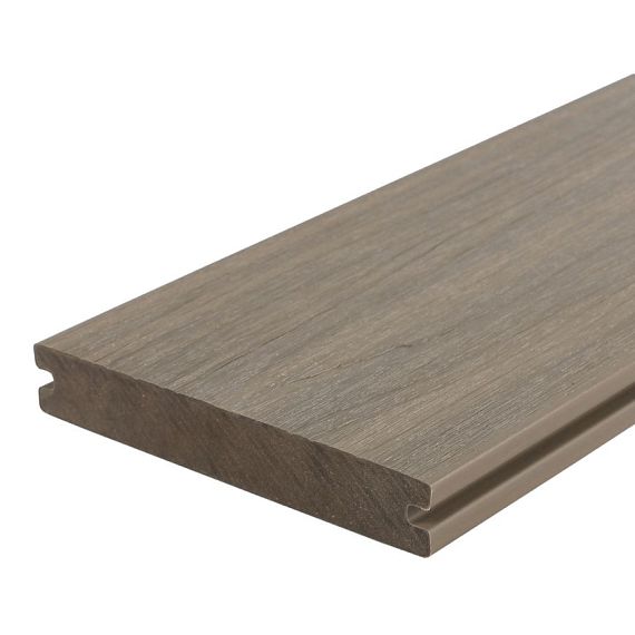 WPC 22,5x138mm Fiberdeck Premium massief Light Grey L=3.00m