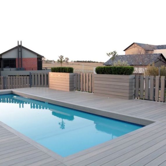 WPC 22,5x138mm Fiberdeck Premium RHK Light Grey L=3.00m FSC®100%
