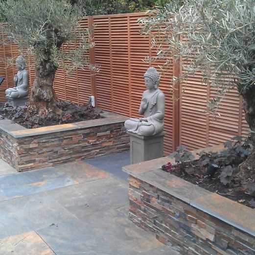 Keruing trellis 25 Louvre 90x180cm Premium FCQ FSC®100%