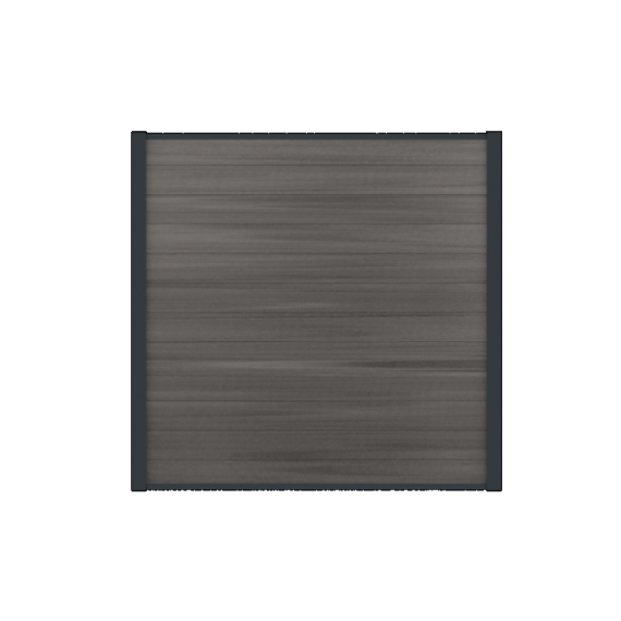 WPC Premium fence board Dark Grey 21x160mm (wb 150mm) L-178cm FSC®100%