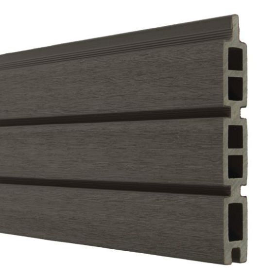 WPC fence board Modern Dark Grey 21x160mm (wb 150 mm) L-178cm FSC®100%