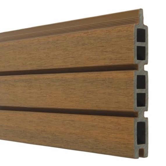 WPC fence board Modern Teak 21x160mm (wb 150 mm) L-178cm FSC®100%