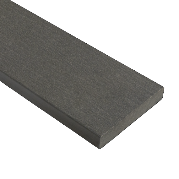 WPC 22,5x138mm Fiberdeck Premium Dark Grey kantplank massief L=3.00m FSC100%
