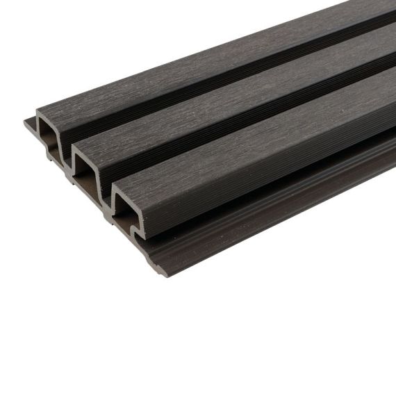 Klasse E WPC WEO35 Gardenwall Dark Grey 33x170mm (wb 140mm) L=2.90m FSC®100%