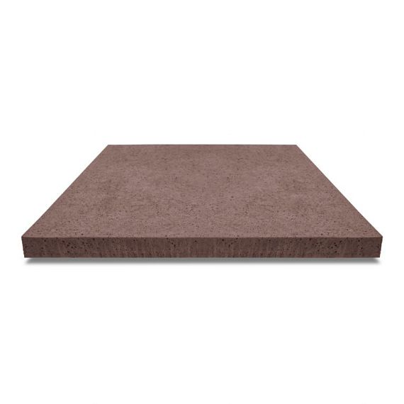 Oud hollandse tegel ZF 80x80x5 cm, gewapend, roodbruin*