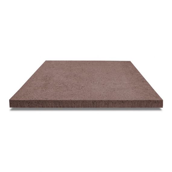 Oud hollandse tegel ZF 100x100x5 cm, gewapend, roodbruin*